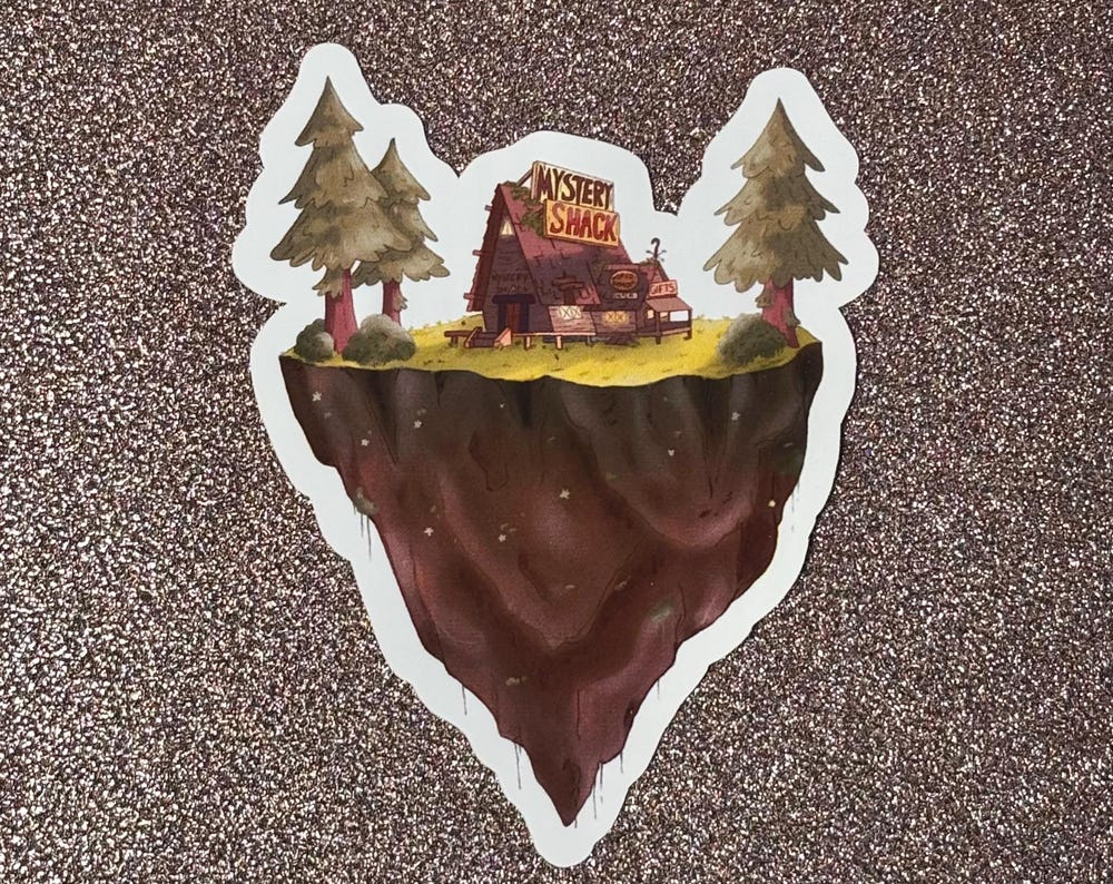 Gravity Falls Original Art Vinyl Sticker
